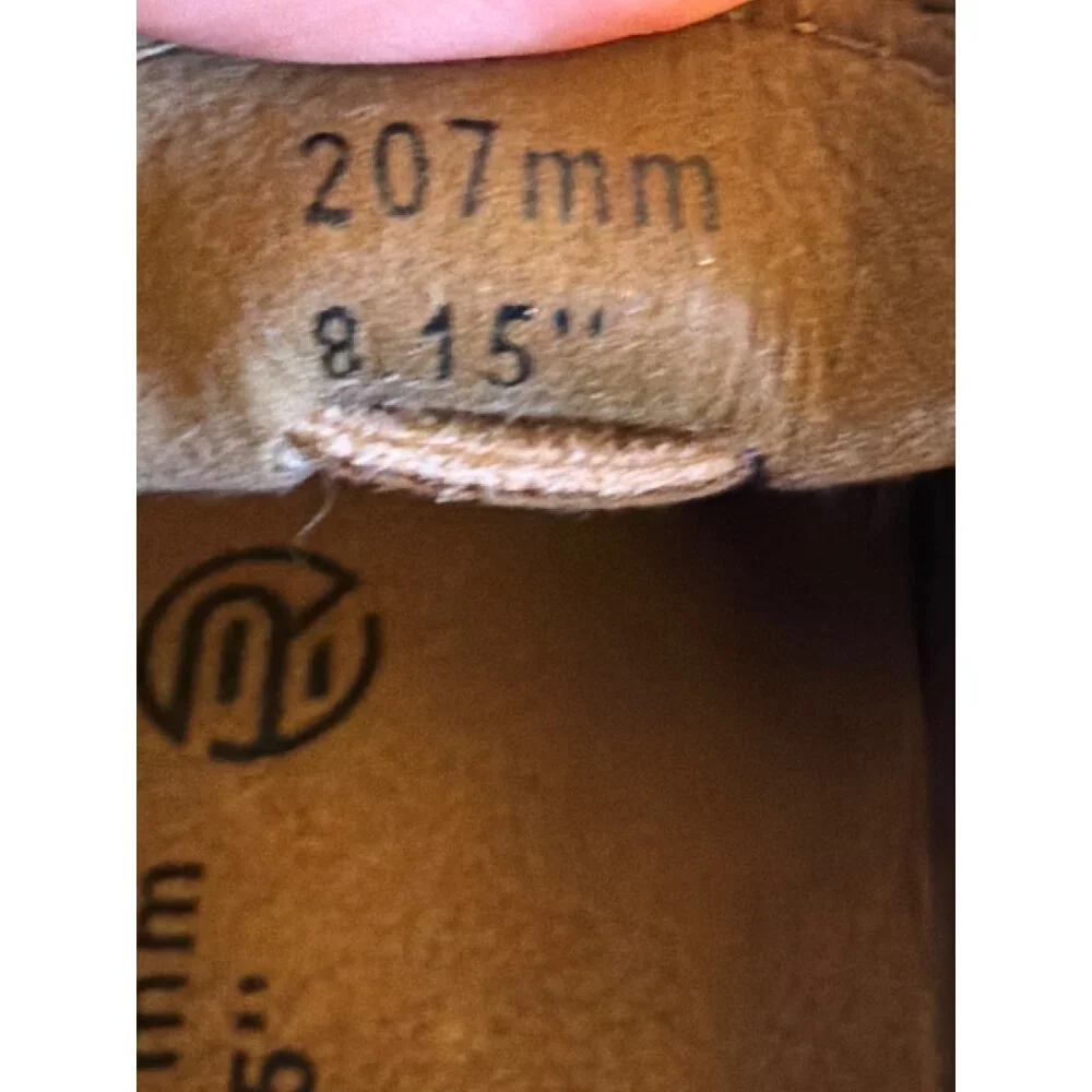 Tan Suede Clogs For Kids 8.15